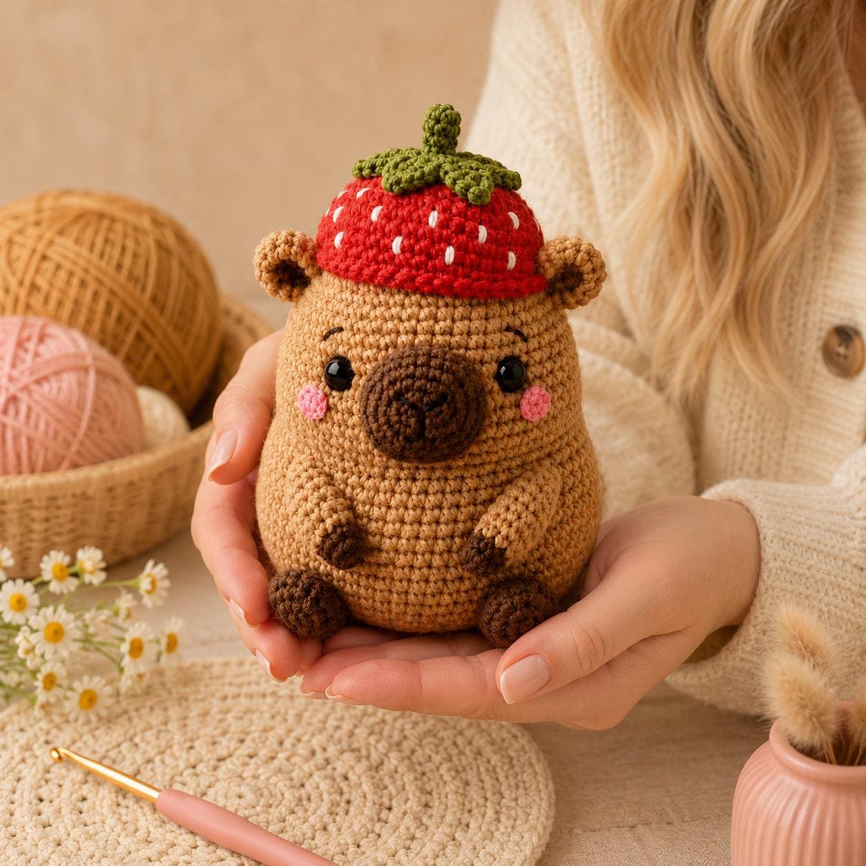 No-Sew Capybara Crochet Pattern Guide